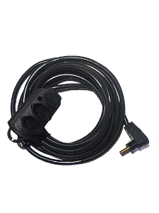Extensão Elétrica profissional 10A - 30 metros - 2 tomadas - Cabo 2 x 1,5mm
