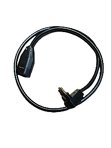 Extensão Elétrica Reforçada 1 Metro 1 Tomada 20A Cabo PP 2x4mm