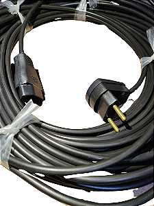 Extensão Elétrica Reforçada 100 Metros 1 Tomada 20A Cabo PP 2x4mm