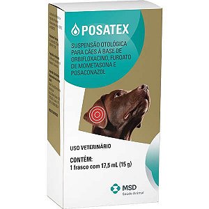 Posatex Suspensão Otológica Para Cães 17,5 Ml