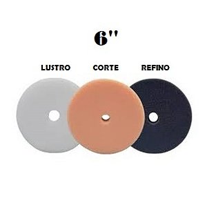 Boinas 6". Kit de Corte|Refino|Lustro