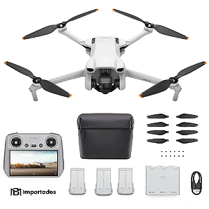 Drone DJI Mini 3 + Dji RC + Kit Fly More Plus