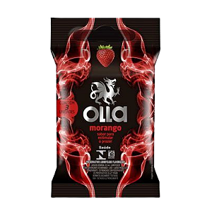 3 Preservativos Olla Morango Sabor Para Estimular O Prazer
