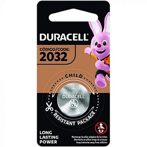 Bateria de Lítio 2032 Duracell 3 Volts 1 Unidade