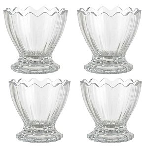 Kit 4 Taças de Vidro Multiuso 16,5ml Brazilla L' Hermitage