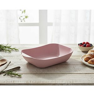 Travessa Cesto Com Alça Retangular Plástico Bend Tray 400ml