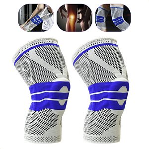 Joelheira de Compressão Esportiva com Anel Patelar em Gel 1Pç C2249