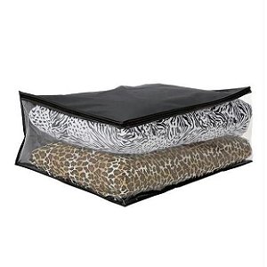 Organizador Guarda Tudo Edredom Roupa Grande Com Ziper R577