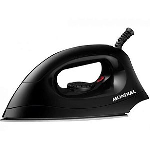 Ferro de Passar Roupa a Seco Mondial Preto 1200W
