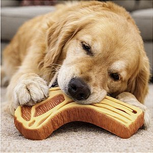 Brinquedo para Cachorro Pet Mordedor com Som Bife 14,5 cm