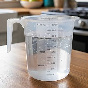 Jarra Medidora Multiuso Transparente com Alça 1 Litro R6604