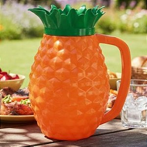Jarra Para Suco Água com Alça 1,5L Abacaxi Grande Familia