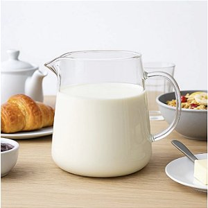 Jarra Leiteira de Vidro Borossilicato Lisa 500ml Allmix C223
