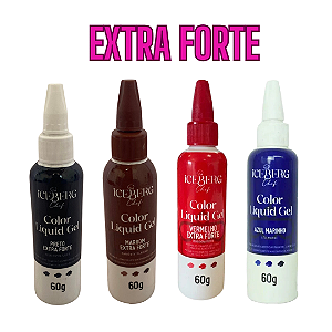 Corante Liquid Gel Extra forte 60G Iceberg
