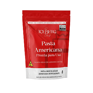 Pasta Americana Pronta Branca 800g Iceberg