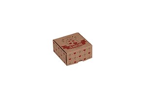 CAIXA P/ 04 DOCES 4x8x8cm CONTÉM AMOR PCT C/ 10 UN. - IDEIA