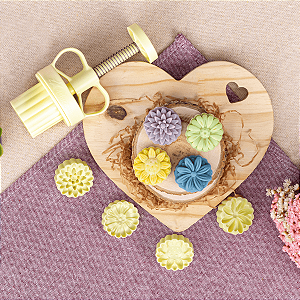 Kit Ejetor Max Flores Pétalas p/ Doces e Brigadeiros BlueStar