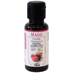 EMULSÃO SABORIZANTE DE FRUTAS VERMELHAS 18ML - MAGO