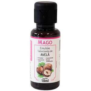 EMULSÃO SABORIZANTE DE AVELÃ 18ML - MAGO