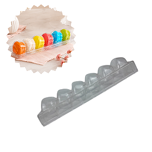 05 Embalagem Flip Transparente 06 Macarons 0506