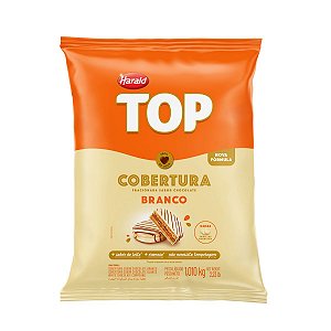 COBERTURA TOP CHOCOLATE  BRANCO EM GOTAS 1,01KG - HARALD