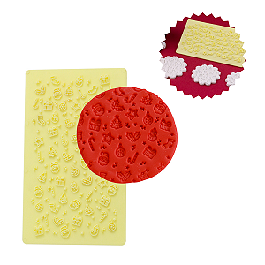 Marcador Natal Para Pasta Americana Biscuit Biscoitos Natalinos BlueStar