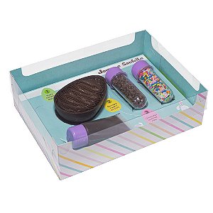 5 CAIXAS MINI CONFEITEIRO JOGO PÁSCOA COLORIDA C4735 - IDEIA