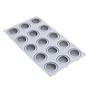 FORMA SILICONE 29,5x17x2CM - MONOPORÇÃO 15CAV GLOBO CROMUS