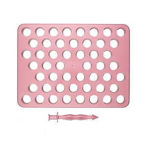 PLACA PORCIONADORA DE DOCES 15G ROSA BEBE BLUE STAR