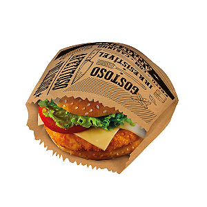 50 Saquinhos Para Lanches Kraft Frases 13,5X13,5X5 FestColor