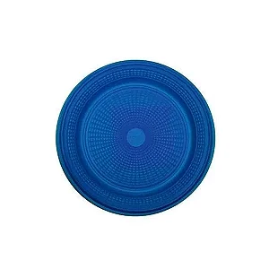 PRATO 15cm AZUL ESCURO PCT C/10 UN. - PLASTIK