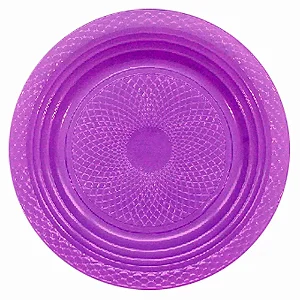 PRATO 15cm LILAS PCT C/10 UN. - PLASTIK
