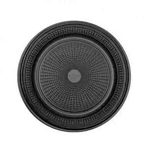 PRATO 15cm PRETO PCT C/10 UN. - PLASTIK