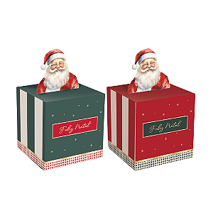 CAIXA POP UP CHARM NATALINO P 7x7x7 2 MODELOS C/10 UN CROMUS
