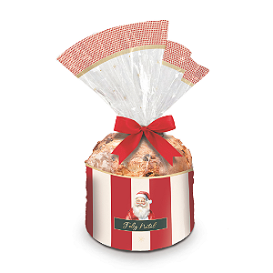 SACO PARA PANETONE CHARM NATALINO 19x28 250G C/50 UN CROMUS