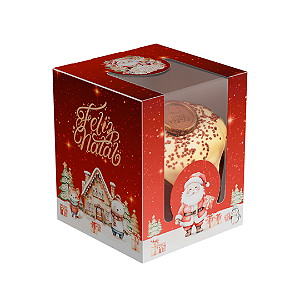 05 CAIXAS MINI PANETONE NATAL ENCANTADO C5192 IDEIA