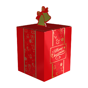 10 CAIXAS P/ DOCES POP UP NATAL CLASSICO C5130 IDEIA