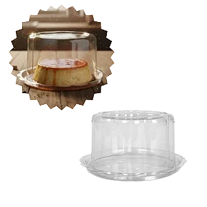 05 Embalagem Margarida Cristal 380ml Docinhos Confeitaria Flip 1787