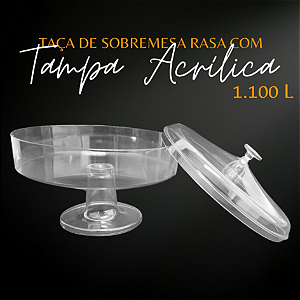 TAÇA P/ SOBREMESA PARIS REDONDA 1,100L TRANSPARENTE LSC TOYS