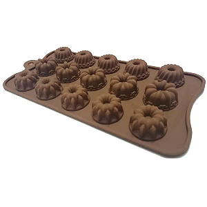 Forma Fantasia Para Chocolate e Trufa Em Silicone Prime Chef