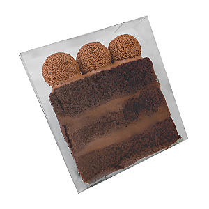 10 CAIXAS P/ SLICE CAKE CRISTAL ACETATO C5286 IDEIA