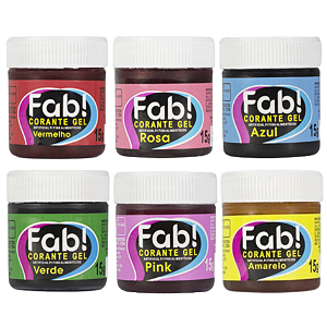 Corante em Gel 15g Alimentício FAB