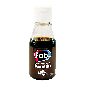 Aroma Artificial Sabor Baunilha 30ml - FAB!