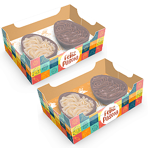 5 CX DEGUSTACAO ENCANTO 2 X 50G PASCOA DIVERTIDA C5354 IDEIA