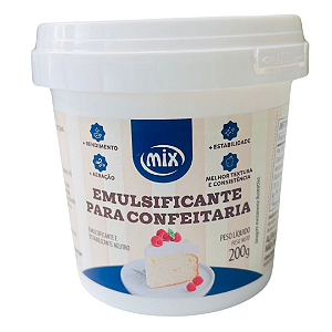 EMULSIFICANTE E ESTABILIZANTE NEUTRO P/CONFEITARIA 200g