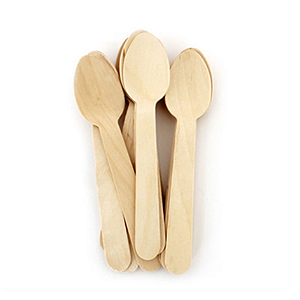 KIT TALHER MADEIRA COLHER NATURAL 11 CM C/ 50 SILVER