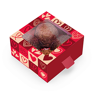10 CAIXAS 4 DOCES GAVETA COM VISOR - CORAÇÕES C5470 IDEIA