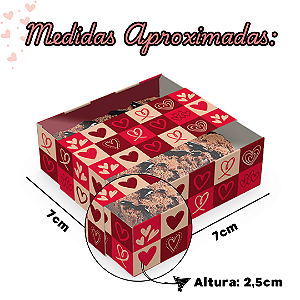 10 CAIXAS BROWNIE - CORAÇÕES C5500 IDEIA