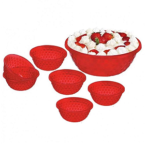 CONJUNTO DE SOBREMESA DIAMANTE (7 PÇS) INJETEMP