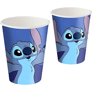 COPO PAPEL 200ML STITCH NEW C/8 UN FESTCOLOR